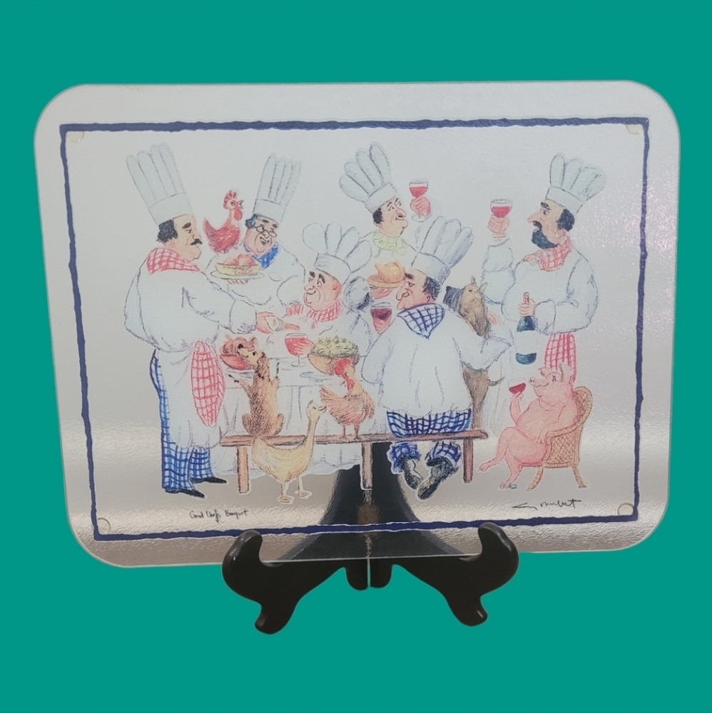 Vintage Guy Buffet Great Chef's Banquet Cutting/Serving Board